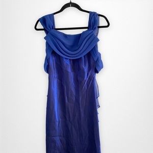 Vintage Waterfall Style Prom Dress Size Large